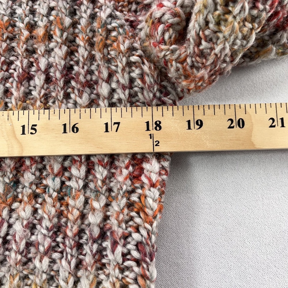 Marine Layer Ontario Cardigan Sweater Women Small Rainbow Marl Chunky Knit - Picture 12 of 14